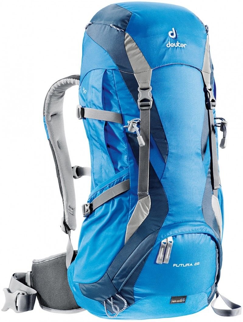 Рюкзак Deuter Futura 26 ocean-midnight (3033) Голубой 34234 3033 - отзывы,  видео, инструкция. 2019 год Рюкзаки велосипедные, туристические, городские  : Велосипедний магазин VeloOnline